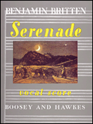 Serenade, Op. 31 Miscellaneous Vocal Score cover